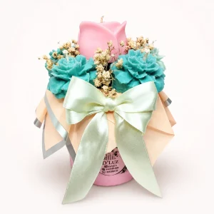 Mini bouquet turquesa