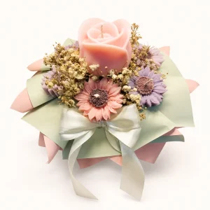 Mini bouquet de rosas con girasoles