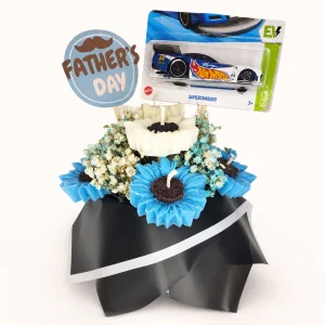 Arreglo para hombre con detalle de carrito